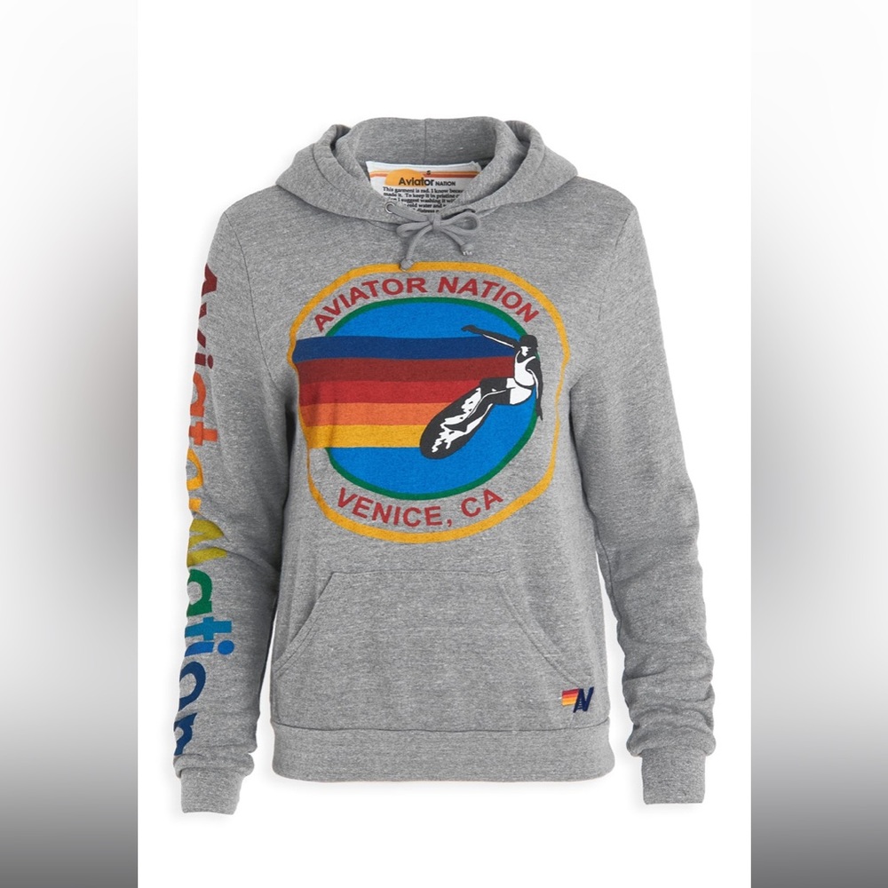 Grey Aviator nation hoodie